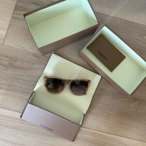 Burberry Tan Sunglasses